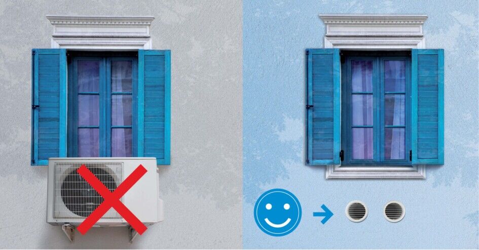 airco zonder buitenunit verschillen split-airconditioning